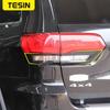 TESIN Car Rear Tail Light Lamp Cover Trim Bezel Stickers For Jeep Grand Cherokee 2014 2015 2016 2017 2018