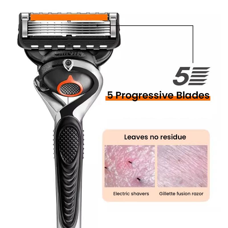 Gillette Бритва Fusion 5, 1 ручка, 4 бритвенные головки, 1 подставка.