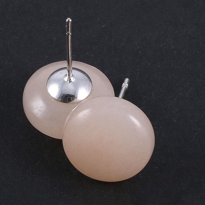 Полудрагоценная серьга