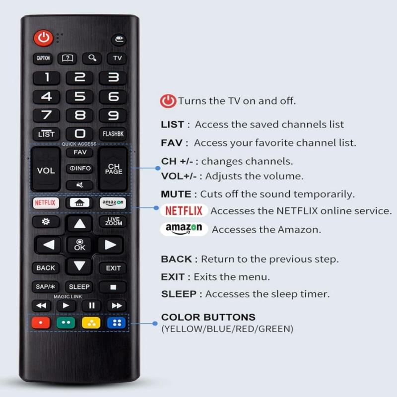 Универсальный пульт дистанционного управления для всех LG Smart TV LCD LED OLED UHD HDTV Plasma Magic 3D 4K Webos TVS