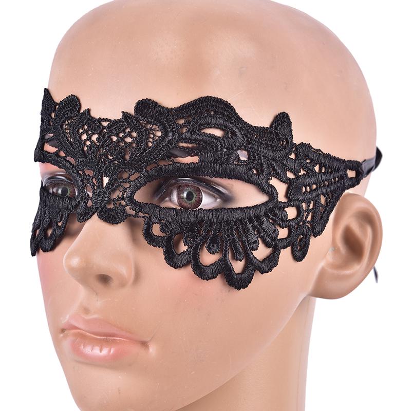 Сексуальная черная кружевная маска для глаз для бала-маскарада, нарядное платье, костюм на Хэллоуин