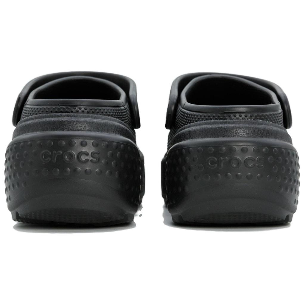 Crocs Stomp Brilliant Pearl EVA Simple Fashion Trend Casual Hole Shoes Unisex Black