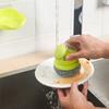 Practical-Kitchen Wash Pot Dish Brush Washing Utensils With Automatic Soap Liquid Dispenser Household Cleaning Accessories