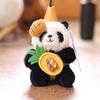 Кукольный кулон Брелок Мультяшный Форма панды Плюшевая кукла Держатель для ключей Легкий брелок Декоративный аксессуар для сумки