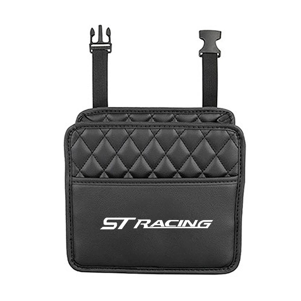 CMOC6 For Ford Mk7 Mustang Fiesta Mondeo Explorer Edge ST Racing Kuga Car Seat Back Storage Bag Tablet Phone Drink Snack Organizer Box