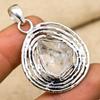 Gorgeous Rough Crystal Quartz Gemstone Jewelry 925 Sterling Silver Handmade Pendant Gift For Her