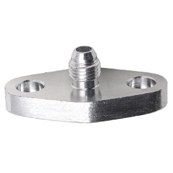 Flange Adapter Stable Wear Resistant Aluminium Alloy Turbo Oil Feed Line Flange Gasket Kit for T3 T4 T04E GT42