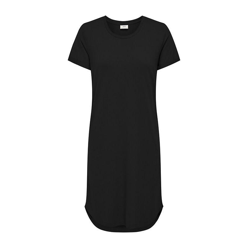 JDY Женское простое платье-футболка с коротким рукавом