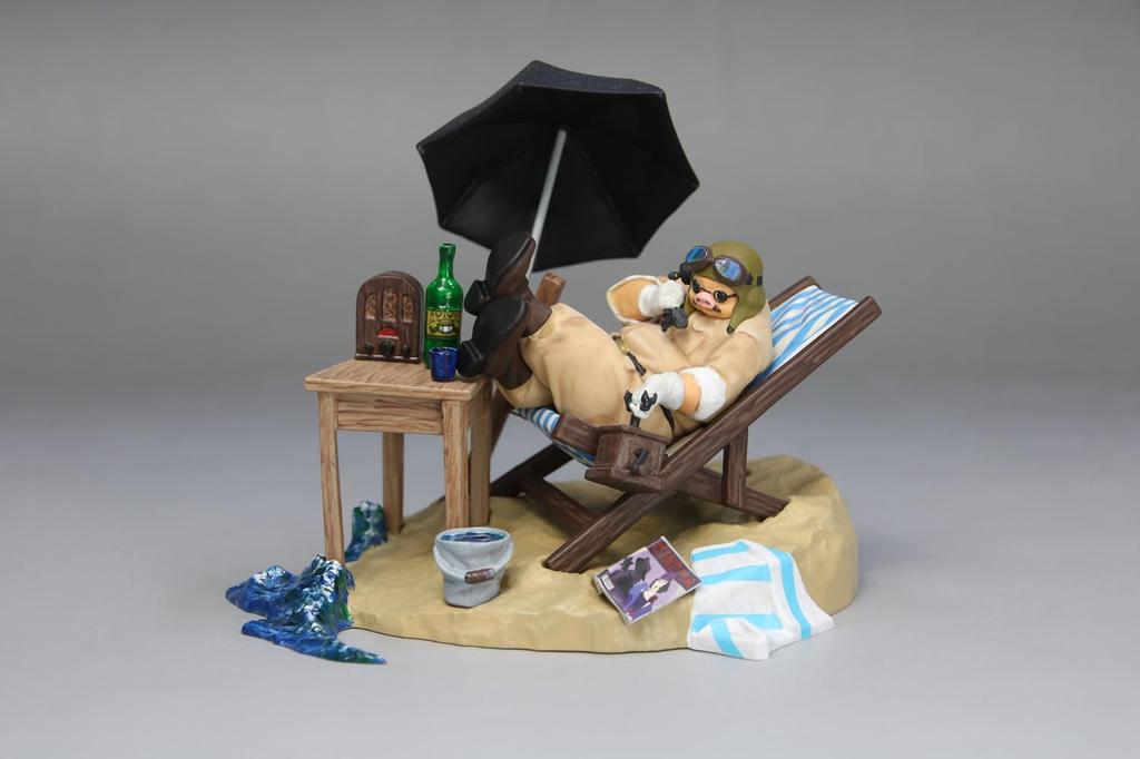Fine Mold Studio Ghibli Vignette Collection Porco Rosso Porco the Hideout Plastic Model GV1 Molding Color No.1 Non-Scale