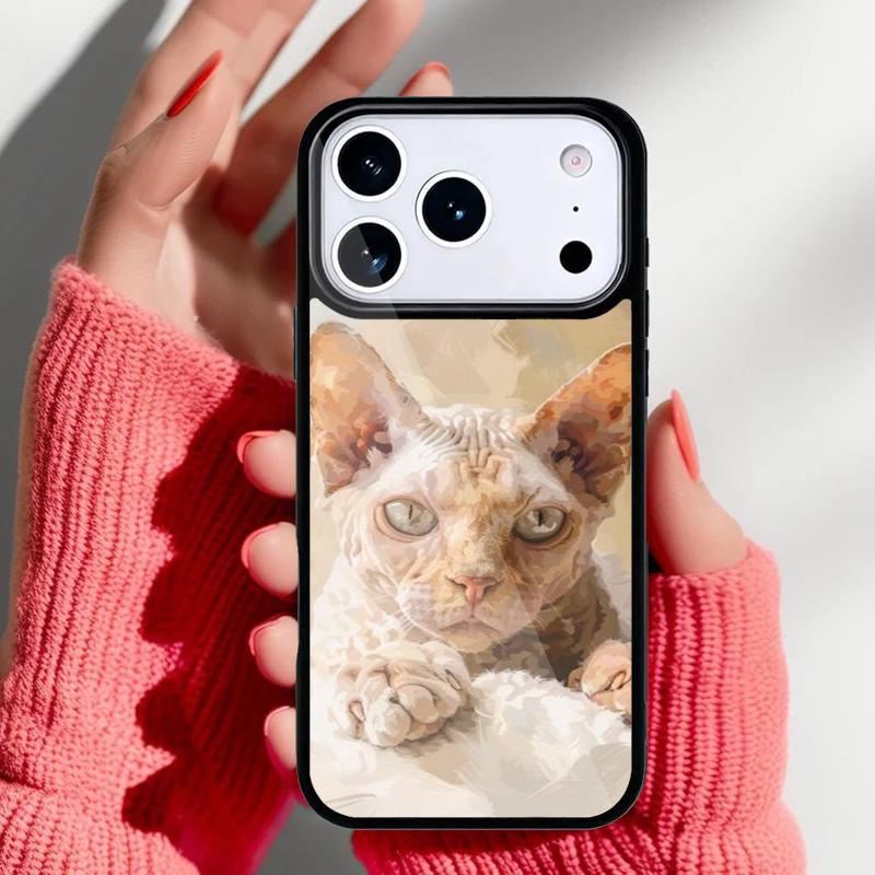 Чехол для телефона Сфинкс Кошка Сфинкс для iPhone 17 Air 16e 15 14 13 Pro Max Задняя крышка для 12 11 Pro Coque