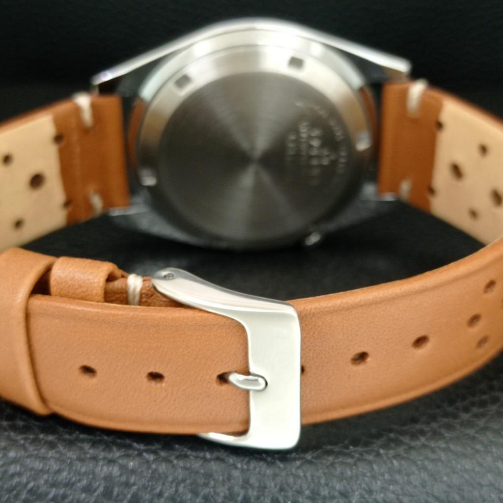 ВИНТАЖНЫЕ ОТРЕМОНТИРОВАННЫЕ МУЖСКИЕ АВТОМАТИЧЕСКИЕ ЧАСЫ SEIKO 5 ЯПОНИЯ КРЕМОВЫЙ ЦИФЕРБЛАТ a446725-1