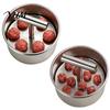 Professional Meatball Maker Stainless Steel Maker, 6/12-Hole Manual Meat Press Mold for Homemade Beef Pork Fish Balls, Non-Stick Shaper, Dishwasher