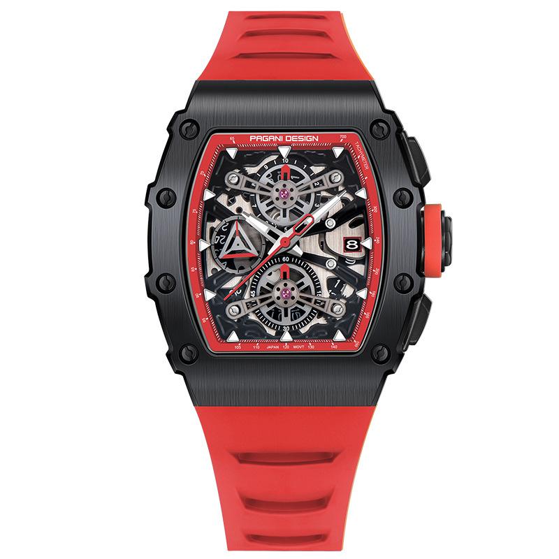 Pagani Design Мужские часы многофункциональные кварцевые водонепроницаемые часы типа «тонно» высокого класса