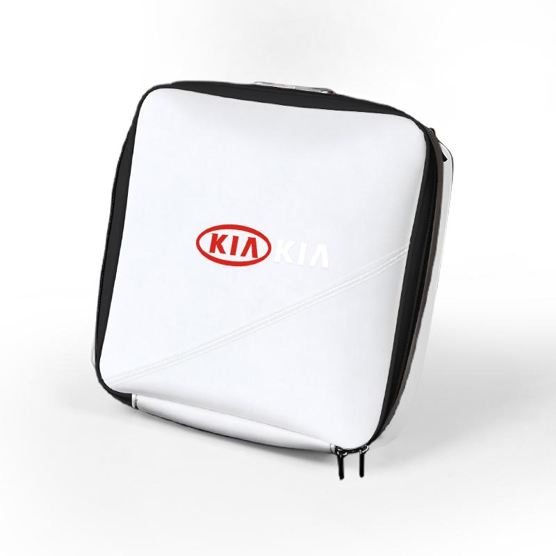 Car Charging Gun Storage Bag Auto Trunk Organizer Handbag For KIA Sportage Seltos Sorento K3 K4 Soul Carnival EV6 EV9 Carnival