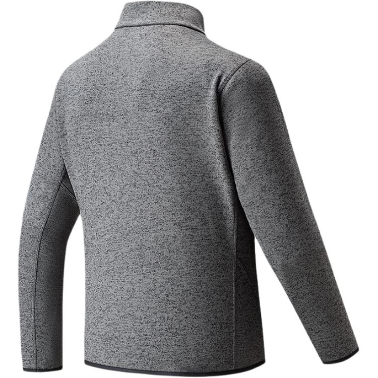 Men's ANTA Jackets Men's Dark Smoke Gray Stand Collar Moderate