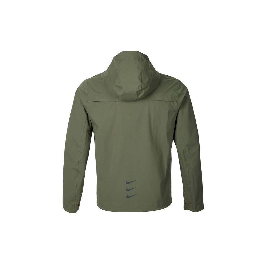 Nike Storm-FIT Run Division Двусторонняя куртка с капюшоном и логотипом Женская куртка оливково-зеленого цвета DV1247-222