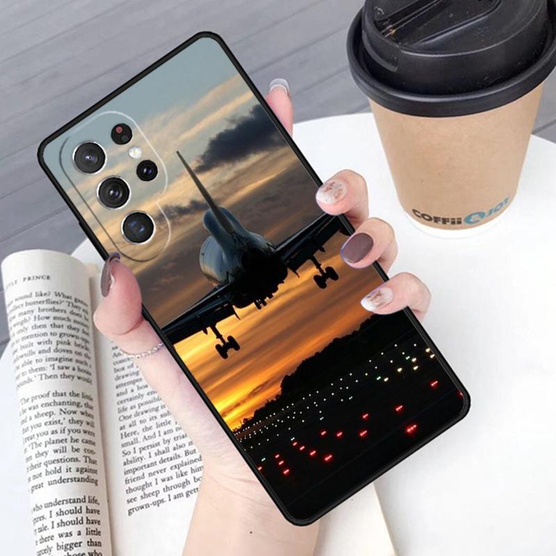 Чехол для телефона Самолет Самолет Самолет Для Samsung Galaxy S24 S25 Ultra S21 S22 Ultra S10E Note 10 Plus Note 20 FE S23