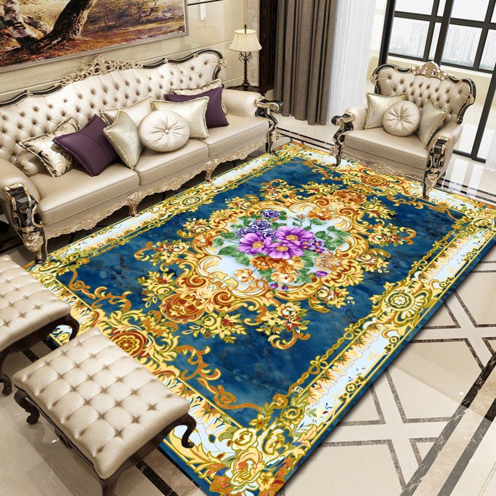 Современный мягкий персидский ковер для гостиной, нескользящий противообрастающий ковер для спальни, салона, фабрики