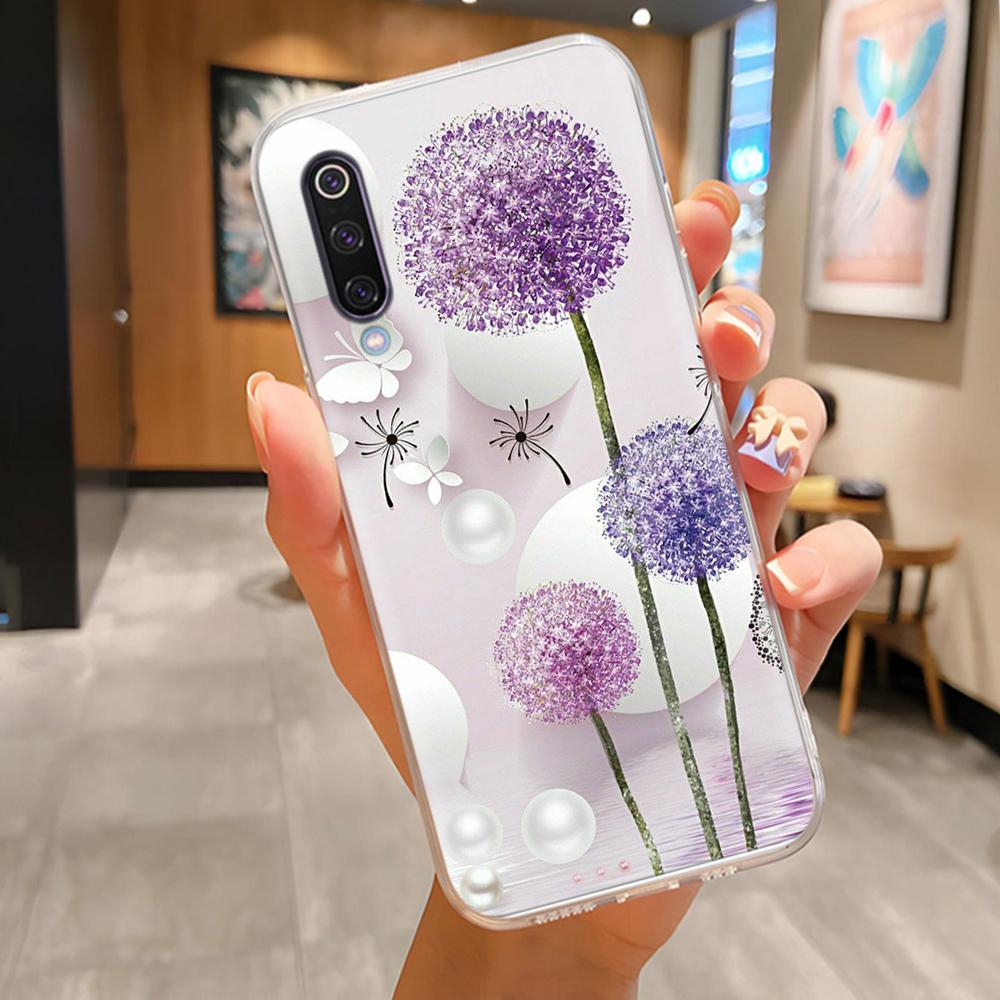 Чехол для телефона для Xiaomi Mi 9 9SE Mi9 Pro Бабочка Силиконовый Защитный Задняя крышка для Xiaomi Mi9 9 SE 9 Lite Pro Funda Чехлы Capa