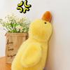 Soft Long Hair Duck Plush Doll Fluffy Duck Stuffed Animal Toy Huggable Duck Plush Toy  Home Decor