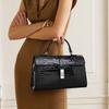 High End Fashion Genuine Leather Women's Handbag, Simple and Elegant Single Shoulder Crossbody Bag