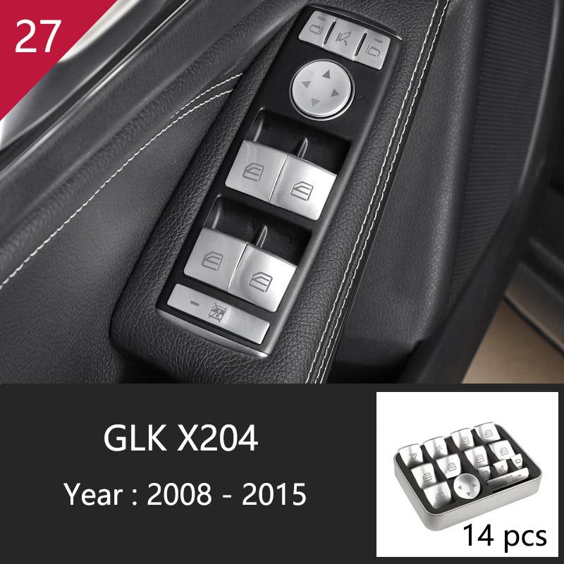 Углеродное волокно для Mercedes Benz GLK X204, внутренняя панель переключения передач, AC CD, панель, дверной подлокотник, отделка, наклейка на автомобиль