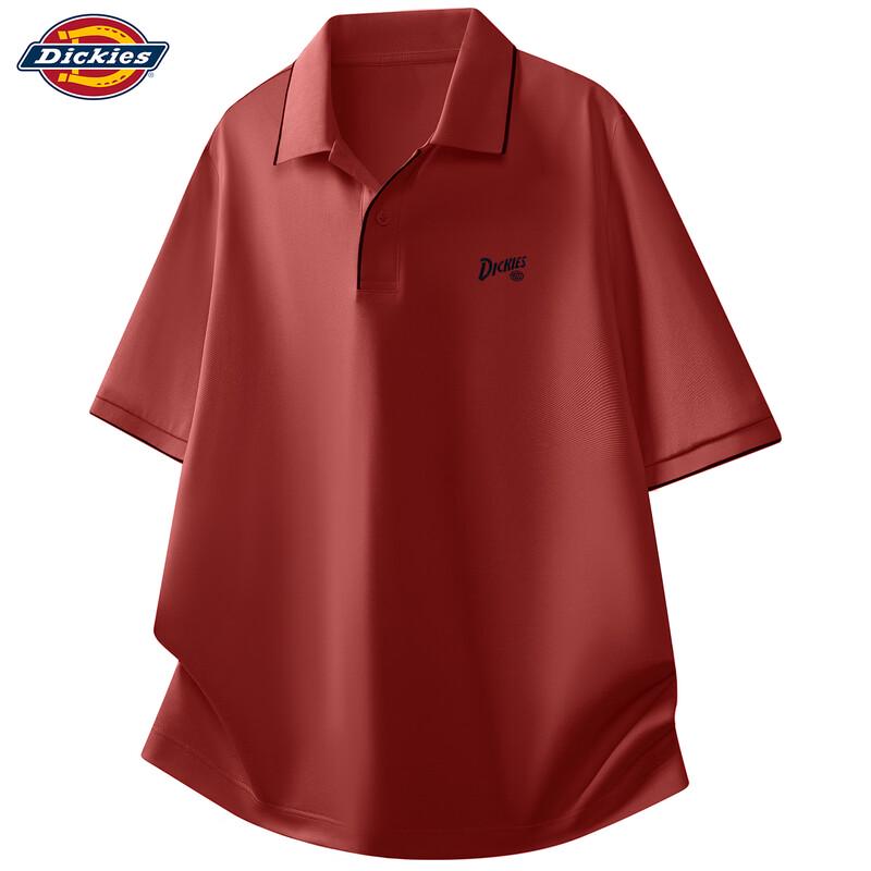 Мужская охлаждающая тонкая футболка-поло с коротким рукавом Dickies