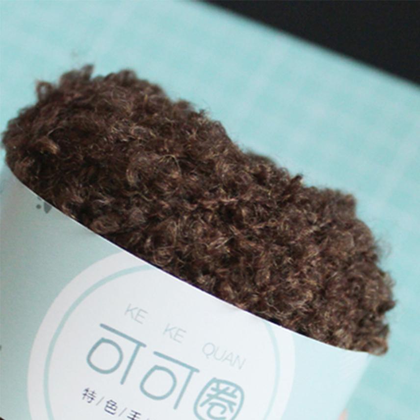 Шерстяная пряжа мягкая гладкая для ручного вязания круговая нить вязаная крючком кукольные волосы сделай сам плюшевая кукла рукоделие вязание сделай сам вязаный инструмент