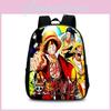 One Piece School Backpack For Children With Lightweight Nylon Material And Cartoon Pattern For School Use