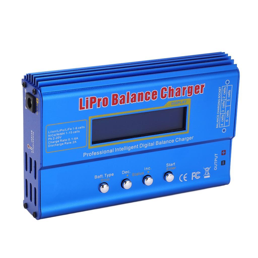 B6 80W Multifunctional Balance Charger with XT60 Connector for Airplane Model