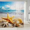 Blue Crab Shower Curtain,Hippie Boho Mandala Bathroom Curtain Small Size Sea Ocean Nautical Theme Bath Curtain Beach Animal