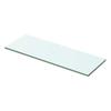 Shelf Panel - vidaXL - Transparent Glass - 50 X 12 Cm - Tempered Glass - Contemporary