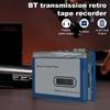 Портативный ретро кассетный музыкальный плеер Персональный Walkman Tape Поддержка 3,5 мм Наушники Беспроводной Bluetooth Кассетный плеер Передача