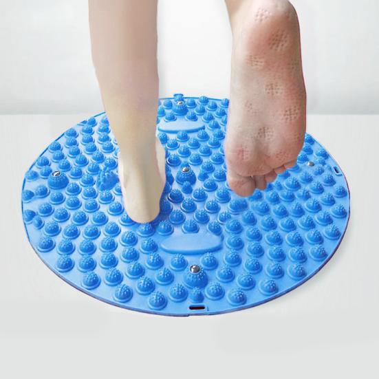 Круглый массажер для ног, коврик для снятия боли в ногах, расслабления мышц, детей и взрослых, противоскользящий, складной