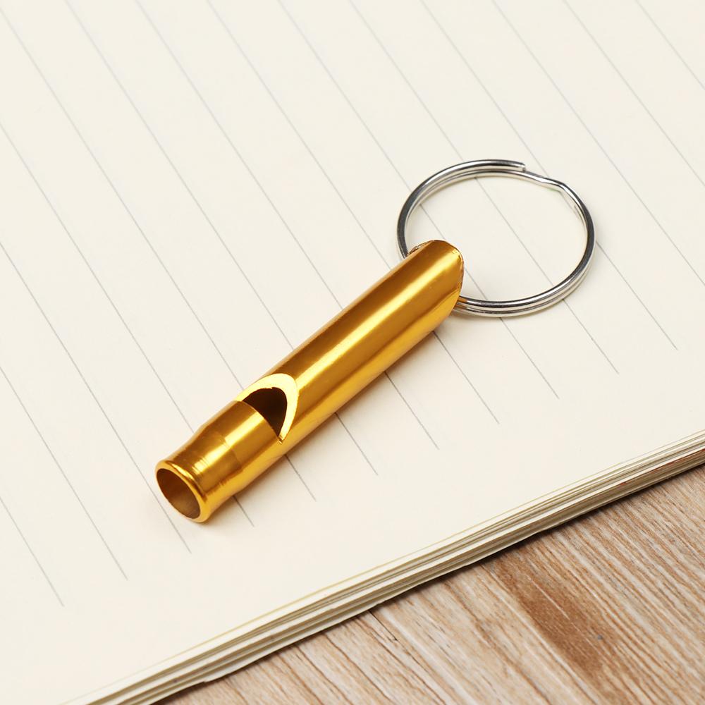 Aluminum Camping Hiking Outdoor Training Accessories Survival Whistle Emergency Whistles EDC Tools