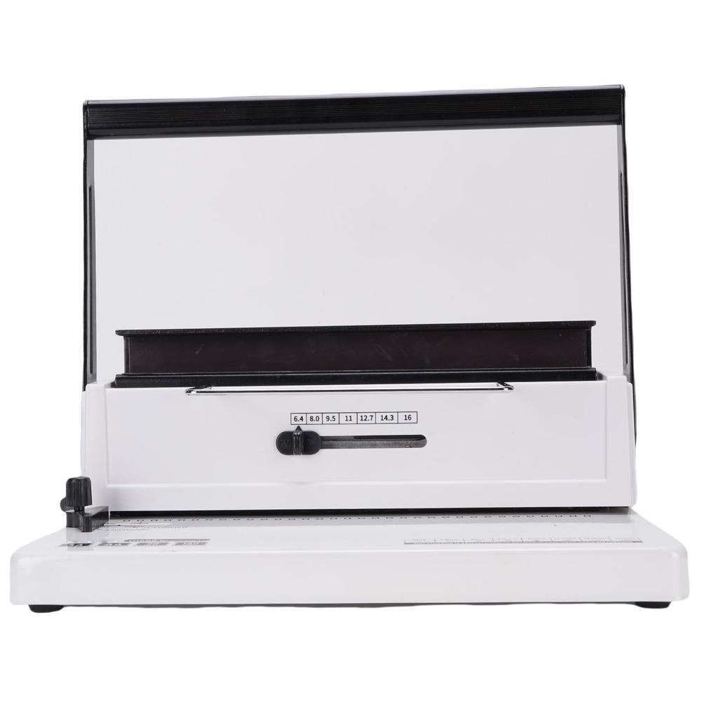 Spiral Binding Machine 20 Sheets Punching 140 Sheet Binding 34 Square Holes Coil Binding Machine with 12Pcs 12mm Coils