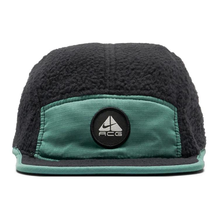 Nike Вышитый логотип Искусственный мех Полиэстер Нейлон Бейсболка Унисекс Шляпы Зеленый FN4411-010