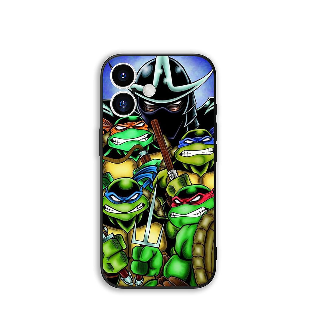 Чехол Case Ninja Comics Turtles Аниме для Apple iPhone 17 16 11 Pro XS Max SE2 XR 6 7 8 Plus 16E SE 2020 Air Phone Корпус