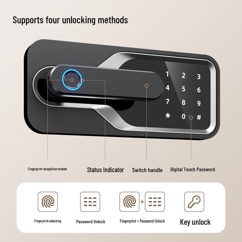 Сейф Deli H600 с защитой отпечатком пальца и паролем
