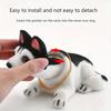 Украшение автомобиля из смолы, очаровательная фигурка собаки хаски, автомобильные аксессуары
