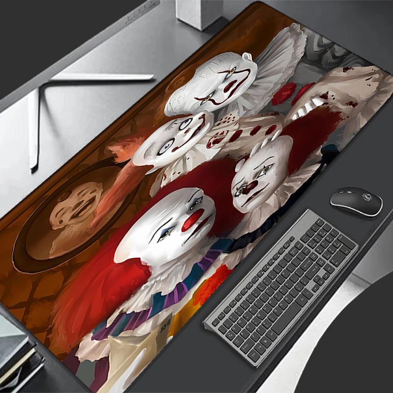 Pennywise the Dancing Clown3 Theme Premium Non-slip Mouse Pad with Stitched Edges,Durable Rubber Material,for Desktop & Gaming Great Gifts