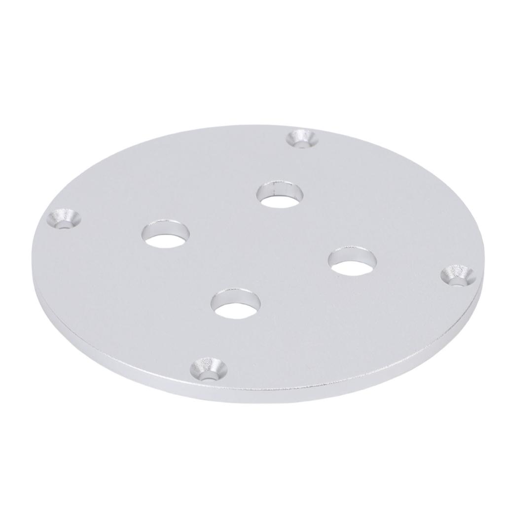 Audio Wall Plate Aluminum Alloy 4 Position Speaker Binding Post Wall Terminal Plate for Dual 1 4 in Headphone Jacks