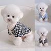 Pet Cardigan Flower Pattern Keep Warmth Soft Texture Fashion Pet Dogs Coat
