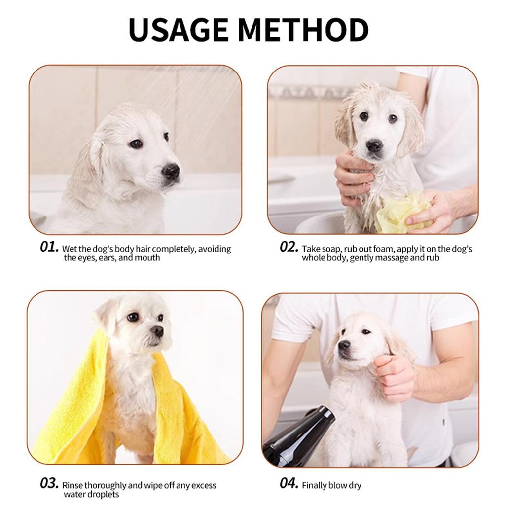 Pet Soap Dog Bath Cat Black Chin Removal Soap Shampoo Bath Cleaning Deodorant Soap