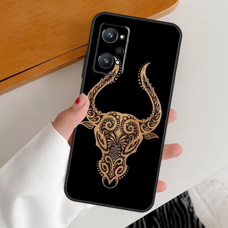 Знаки Зодиака Для Чехла Realme C67 C55 C53 C51 C35 C33 C31 C30 C25s C21Y GT Neo 6 GT5 9 10 11 12 Pro Plus