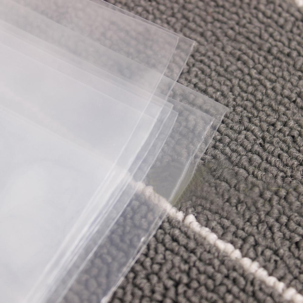 5 шт. Портативный водонепроницаемый тканевый органайзер Прозрачный прозрачный чехол для хранения Застежка-молния Пластиковый пакет