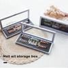 1 комплект органайзера для ногтей Press on, пылезащитный, экономящий место дисплей для хранения