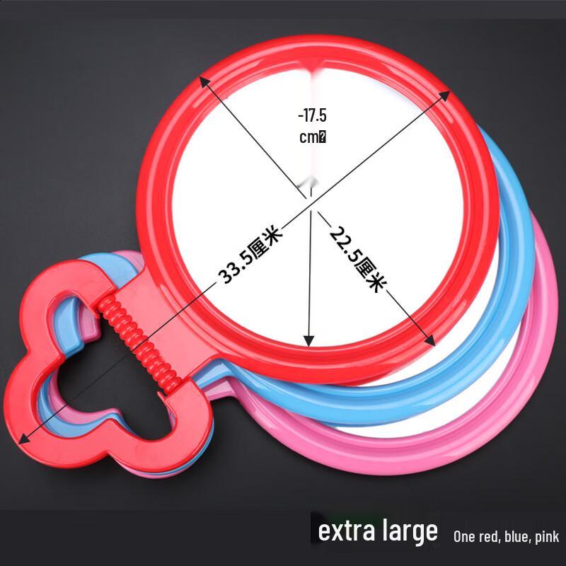 Beyipin Extra Large Vintage Round Plastic Wall Mirror