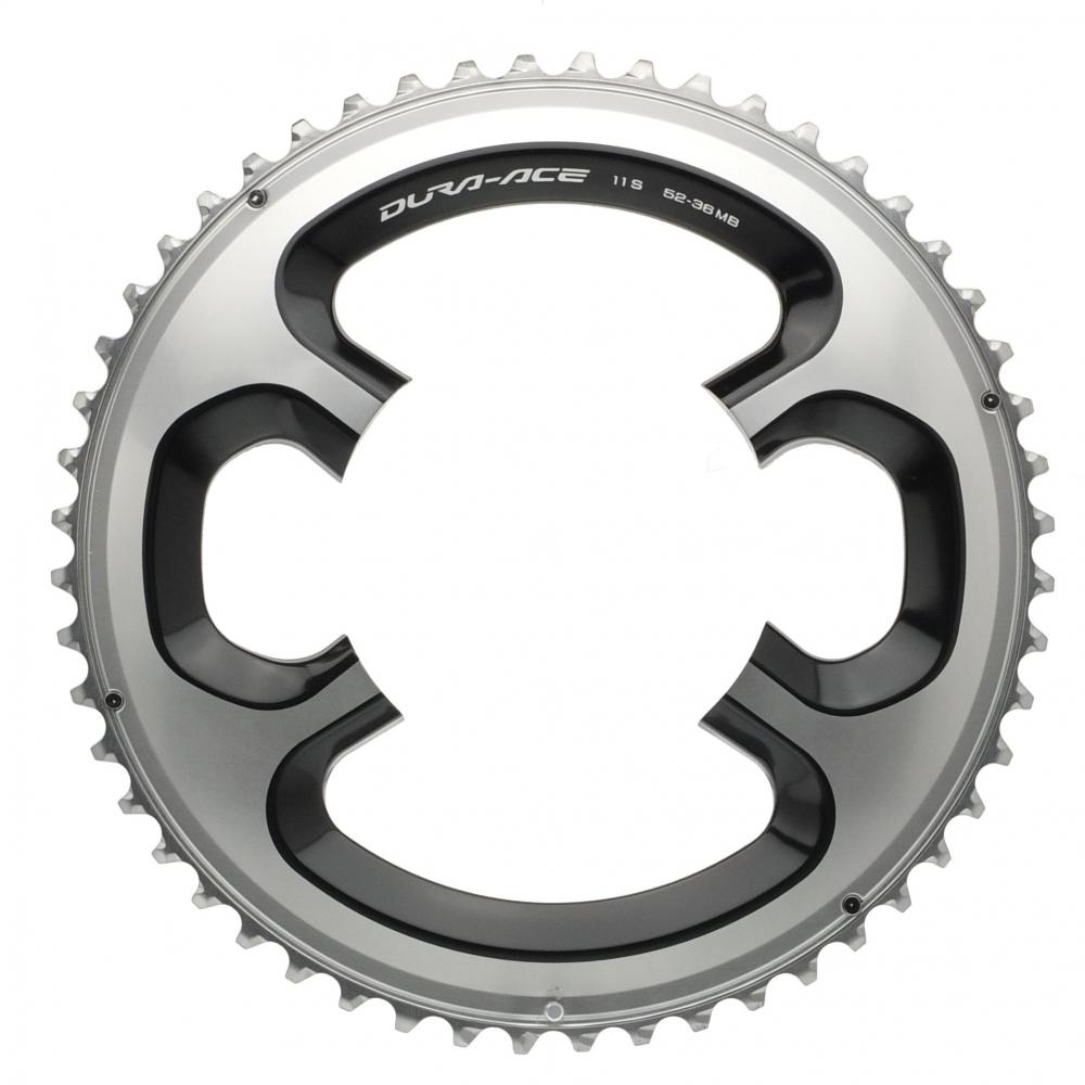 SHIMANO Ремонтные детали цепная звезда с крючковыми зубьями FC-9000 52T-MB (для 52-36Т) Y1N298110