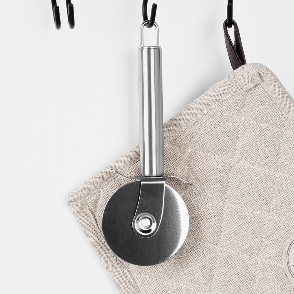 Steel pizza cutter 19 cm